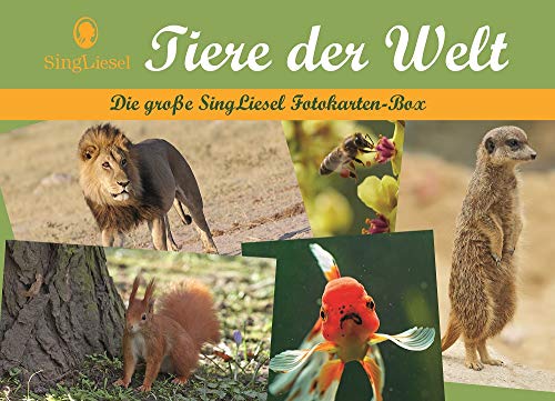 Tiere der Welt – Die SingLiesel Fotokarten-Box für Senioren mit den beliebtesten Tieren aus aller Welt