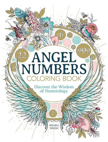 Angel Numbers Coloring Book: Discover the Wisdom of Numerology (Dover Adult Coloring Books) von Dover Publications
