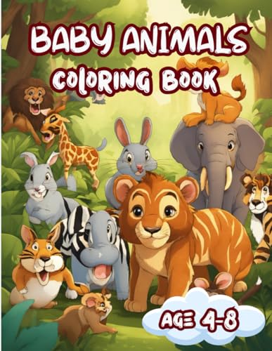 Cute animals colouring book-perfect gift for kids and adults von Independently published