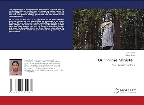 Our Prime Minister: Prime Minister of India von LAP LAMBERT Academic Publishing
