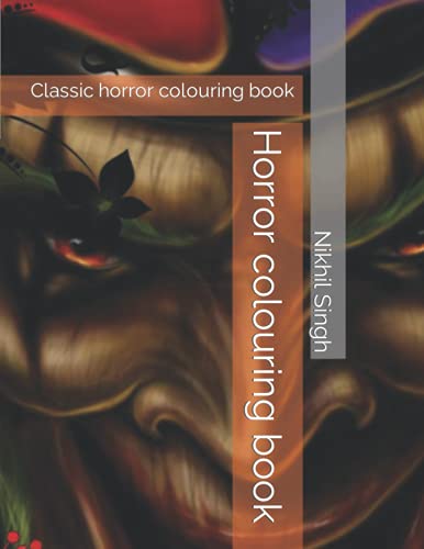 Horror colouring book: Classic horror colouring book