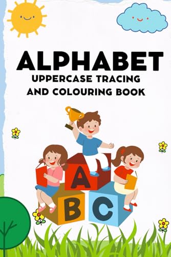 ABC Animals: Uppercase Tracing & Coloring Fun: Learn the Alphabet with Adorable Animals — Tracing and Coloring Activities for Kids