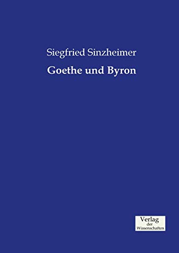 Goethe und Byron von Vero Verlag