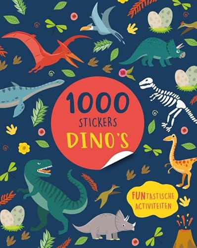 1000 stickers dino's: FUNtastische activiteiten von Rebo Publishers