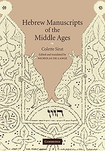 Hebrew Manuscripts of the Middle Ages von Cambridge University Press
