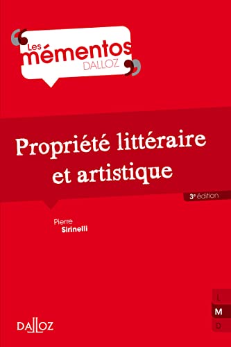 Propriété littéraire et artistique. 3e éd.
