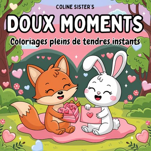 Doux moments: Livre de coloriage pour enfants, adolescents et adultes, avec de tendres couples d'animaux, des scènes adorables d'amour et d'amitié, parfait pour la détente et la créativité Doux moments: Livre de coloriage pour enfants, adolescents et adultes, avec de tendres couples d'animaux, des scènes adorables d'amour et d'amitié, parfait pour la détente et la créativité von Independently published