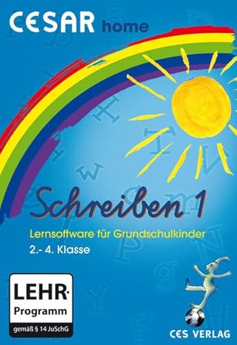 CESAR home Schreiben 1: Lernsoftware für Grundschulkinder. 2. bis 4 Klasse. Für Windows XP/Vista/7