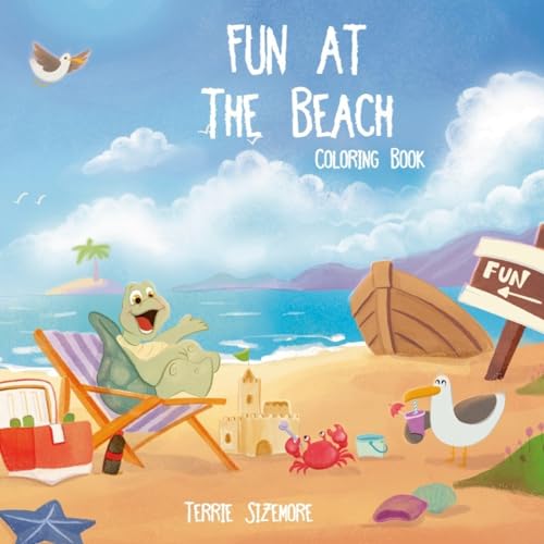 Fun at the Beach Coloring Book