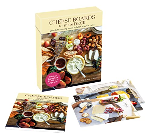 Cheese Boards to Share Deck: 50 Cards for Stunning Boards & Platters to Style at Home (Recipe Card Decks, 1) von Ryland Peters And Small