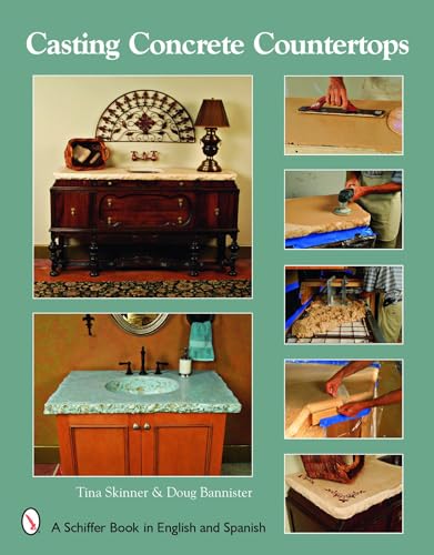 Casting Concrete Counterts (Schiffer Book in English and Spanish)