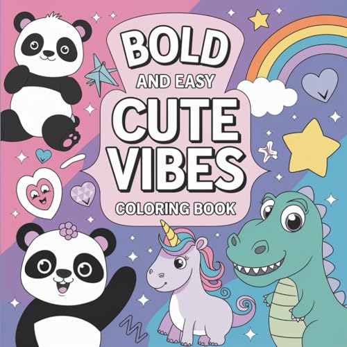 Bold and Easy Cute Vibes Coloring Book for Kids: Fun, Relaxing Coloring Pages – Over 100 Simple and Adorable Designs – 8.5” x 8.5” Bold and Easy Cute Vibes Coloring Book for Kids: Fun, Relaxing Coloring Pages – Over 100 Simple and Adorable Designs – 8.5” x 8.5” von Independently published