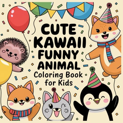 Kawaii Cute and Funny Animals Coloring Book: Fun and Relaxing Designs for Kids and Teens – Creative Coloring Fun – 109 Pages, 8.5"x8.5 Kawaii Cute and Funny Animals Coloring Book: Fun and Relaxing Designs for Kids and Teens – Creative Coloring Fun – 109 Pages, 8.5"x8.5 von Independently published