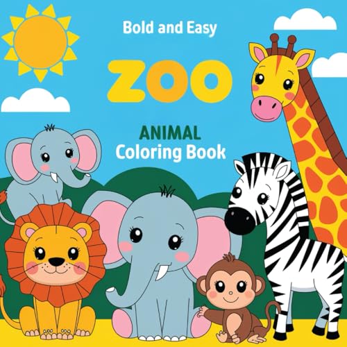 Zoo Animal Coloring Book for Kids: Zoo Animal Coloring Book for Kids | 190 Fun & Easy-to-Color Pages Featuring Lions, Elephants, Giraffes, and More! Perfect for Ages 4-10 von Independently published