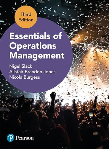Essentials of Operations Management von Pearson