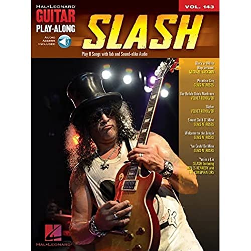 Guitar Play-Along Volume 143: Slash (Book & Online Audio): Noten, Play-Along, Download für Gitarre (Guitar Play-along, 143, Band 143) von HAL LEONARD