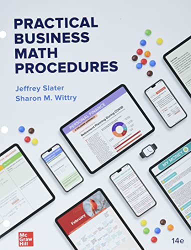 Practical Business Math Procedures (Operations and Decision Sciences)