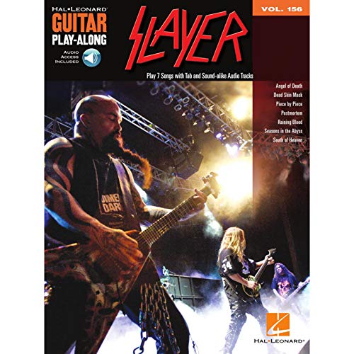 Guitar Play-Along Volume 156: Slayer (Lehrbuch für Gitarre): Noten, CD, Lehrmaterial für Gitarre: Play 7 Songs With Tab and Sound Alike Cd Tracks (Guitar Play Along, 156, Band 156)