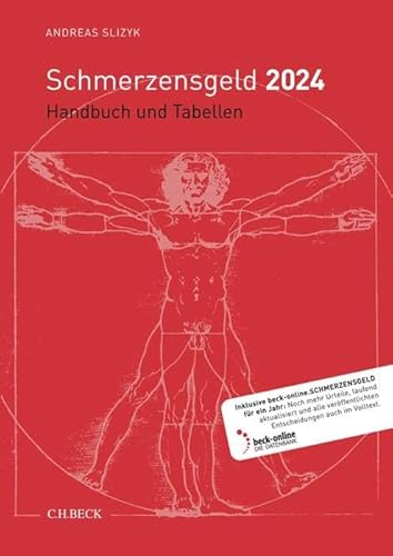 Schmerzensgeld 2024: Handbuch und Tabellen von C.H.Beck