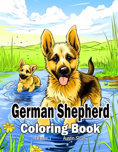 German Shepherd Coloring Book: Volume 1 (Dogs) von Independently published