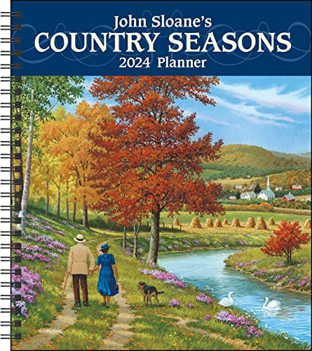 John Sloane's Country Seasons 12-Month 2024 Monthly/Weekly Planner Calendar von Andrews McMeel Publishing