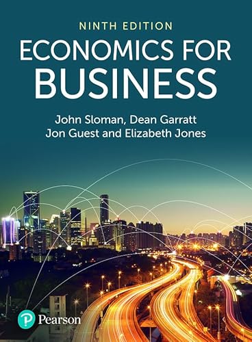 Economics for Business von Pearson Education Limited