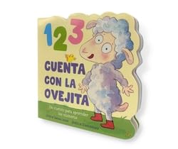 1 2 3 Cuenta con la ovejita (La ovejita que vino a cenar. Libro de cartón): Un cuento para aprender los números (Pequeñas manitas) von BEASCOA, EDICIONES