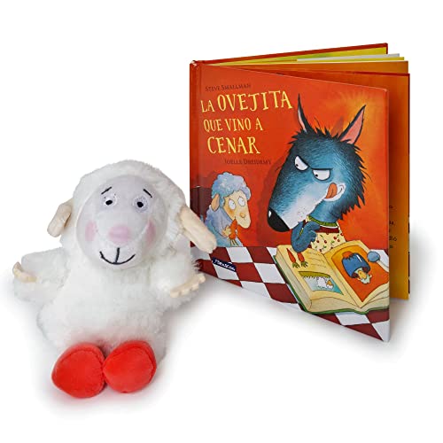 Peluche y cuento de La ovejita que vino a cenar (La ovejita que vino a cenar. Libro juguete) (Pequeñas manitas) von BEASCOA, EDICIONES