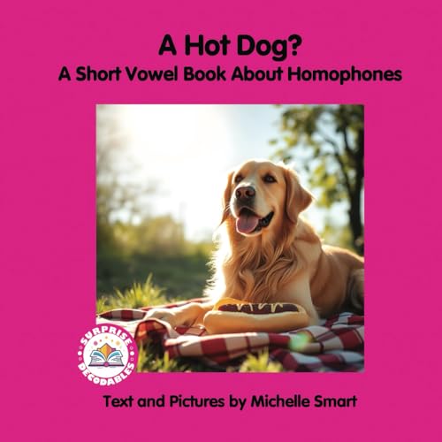 A Hot Dog?: A Short Vowel Book about Homophones (Surprise Decodables Level 2 Pink Series Short Vowels) von Surprise Decodables
