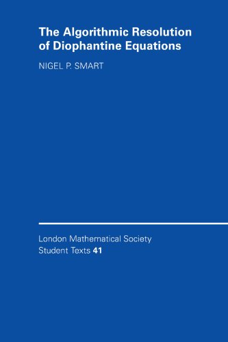 The Algorithmic Resolution of Diophantine Equations: A Computational Cookbook (London Mathematical Society Student Texts 41)