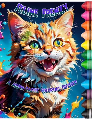 Feline Frenzy: A Meow-tastic Coloring Odyssey von Independently published