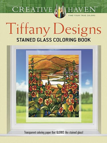 Creative Haven Tiffany Designs Stained Glass Coloring Book