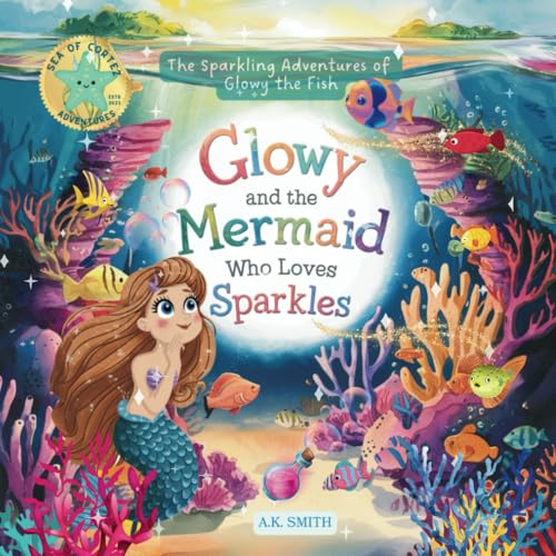 Glowy and the Mermaid Who Loves Sparkles: The Sparkling Adventures of Glowy the Fish. (Sea of Cortez Adventures). Children's Picture Books Ages 3-7 von Books With Soul