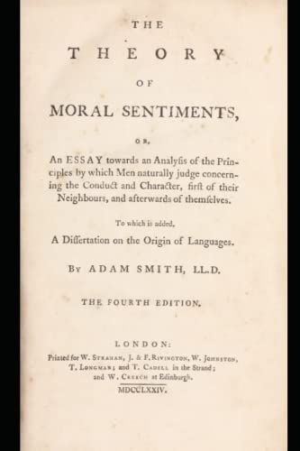The Theory of Moral Sentiments: original Version The Theory of Moral Sentiments: original Version von Independently published