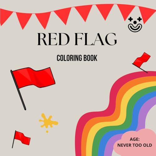 Red Flag Coloring Book For Adults Red Flag Coloring Book For Adults von Independently published