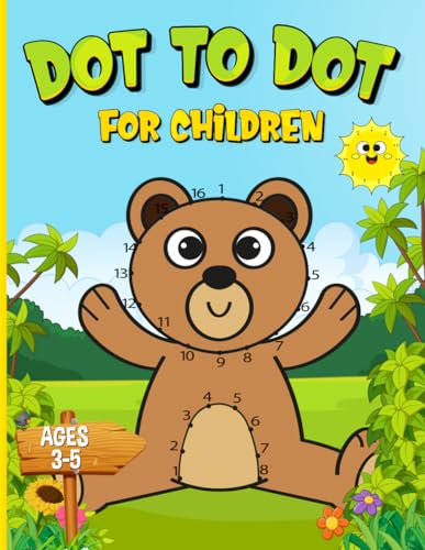 Dot to dot easy coloring book for 3-5 year olds (motor skills and early numeracy) von Independently published