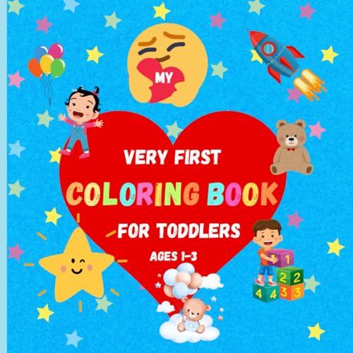 My First Coloring Book for Toddlers: Vibrant Coloring Pages for Kids 1-3 Years Old: 55 Fun Big And Simple Coloring Images To Promote Creativity and Motor Skills My First Coloring Book for Toddlers: Vibrant Coloring Pages for Kids 1-3 Years Old: 55 Fun Big And Simple Coloring Images To Promote Creativity and Motor Skills von Independently published