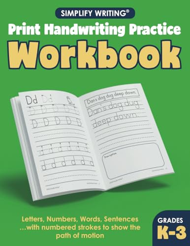 Print Handwriting Practice Workbook For Kids von Performing in Education, LLC