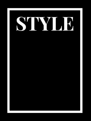 STYLE: Monochrome Aesthetic Coffee Table Book, A Decorative Home Staging and Bookshelf Styling Decor piece