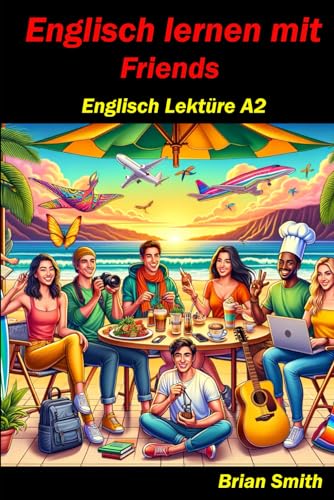 Englisch Lernen mit Friends: Englisch Lektüre A2 (Englisch A1 bis B2, Band 8) von Independently published