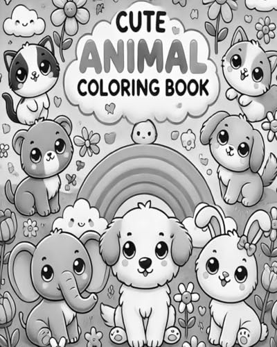 Cute Animal Coloring Book Cute Animal Coloring Book von Independently published
