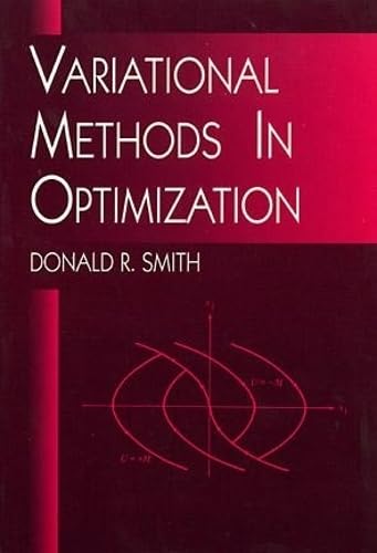 Variational Methods in Optimization (Dover Books on Mathematics) von Dover Publications