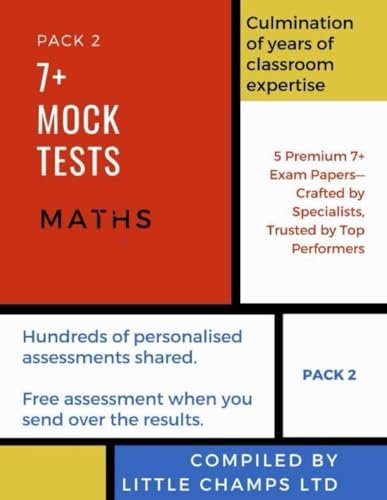 7+ Maths Mock Papers: Pack 2: Maths Mock Tests for 7+ (Year 3) von Independently published