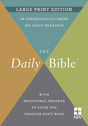 The Daily Bible: New International Version, Large Print Edition, Devotional Insights