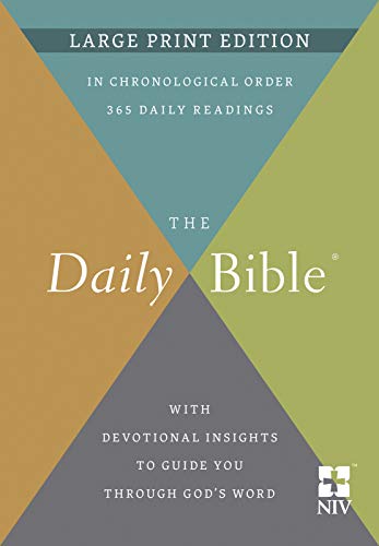 The Daily Bible: New International Version, Large Print Edition, Devotional Insights von Harvest House Publishers