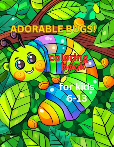 Adorable Bugs! coloring book for kids von Independently published