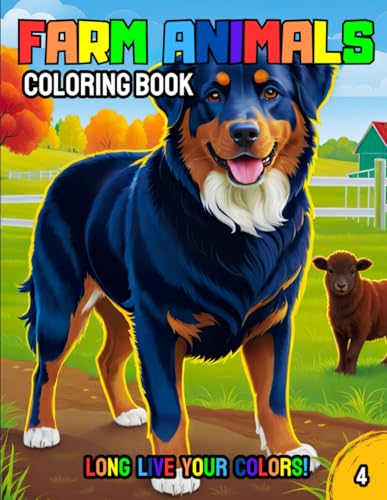 FARM ANIMALS: COLORING BOOK von Independently published
