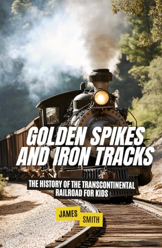 Golden Spikes and Iron Tracks: The History of the Transcontinental Railroad For Kids (History Just for Kids) von Independently published