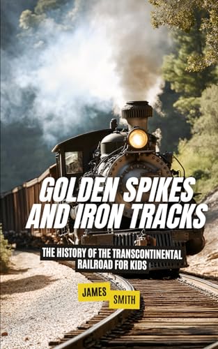 Golden Spikes and Iron Tracks: The History of the Transcontinental Railroad For Kids (History Just for Kids) von Independently published