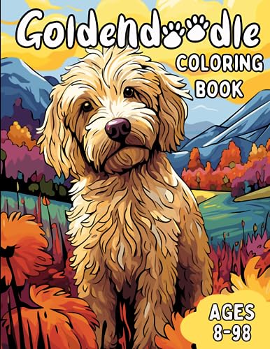 Goldendoodle Coloring Book: Awesome Goldendoodle Coloring Book for Anyone von Independently published